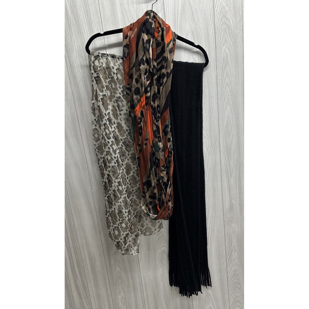 Scarf Custom Bundle (Set of 3) Various Patterns, Materials & Lengths - Set E